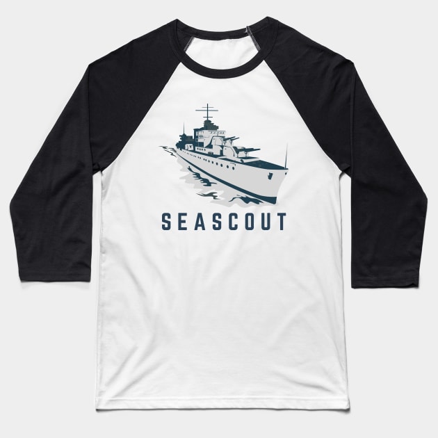 Sea Scout Baseball T-Shirt by Arthifa